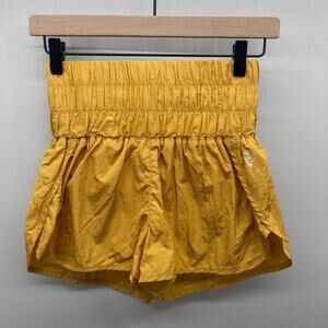 Free People Movement The Way Home‎ 2” Short Womens XS Honey Mallow Lined Pocket